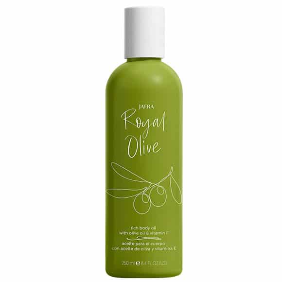 Aceite para el cuerpo con aceite de oliva